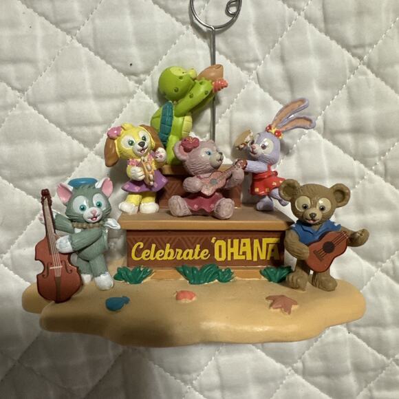 *New Disney Aulani Celebrate Ohana Duffy Stella Olu Shelly Gelatoni Photo Holder - Picture 11 of 12